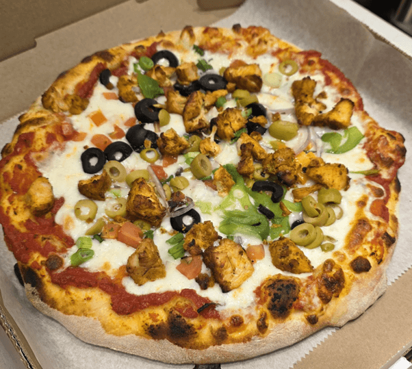 Chicken Kabab Pizza